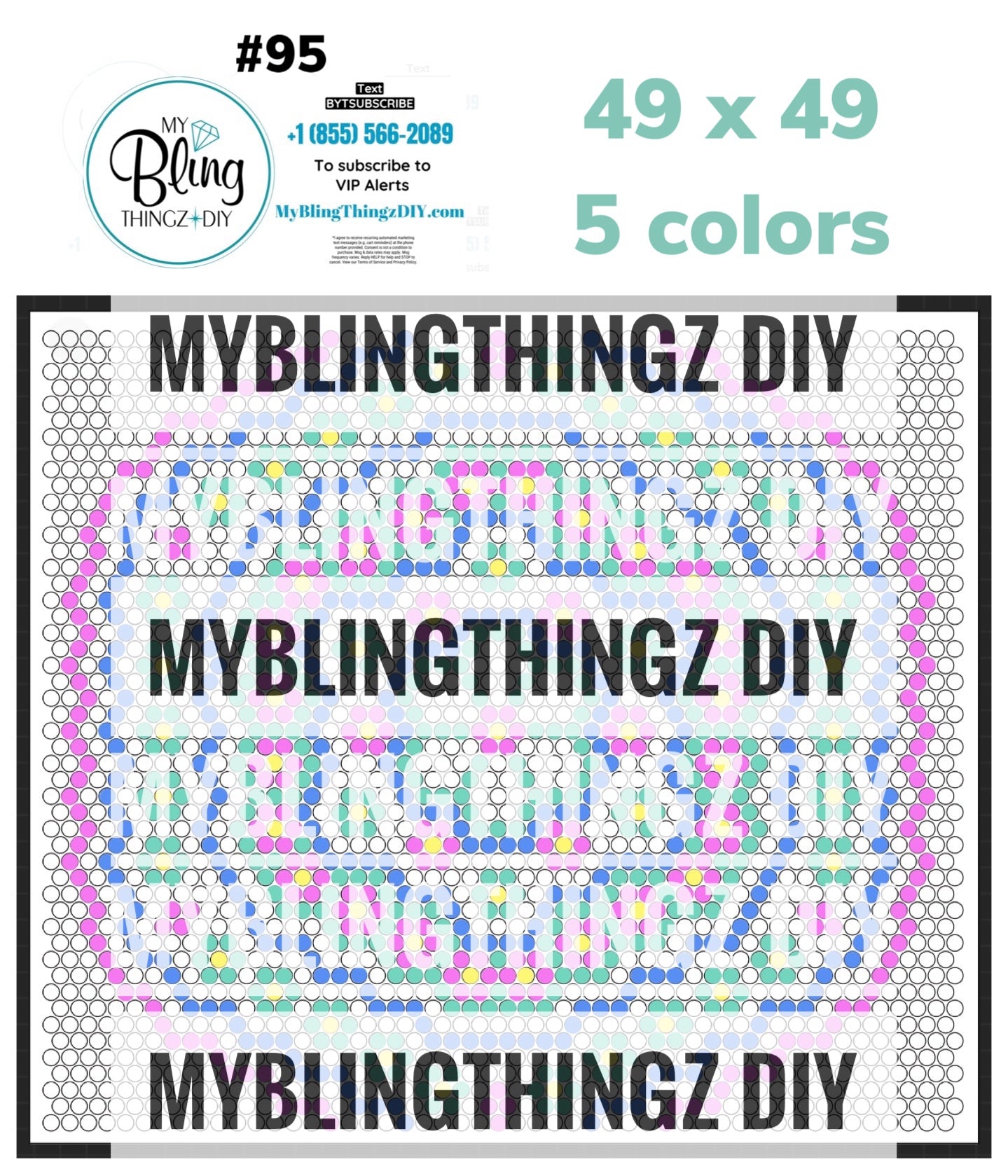 Tumbler Template Bling Box - #95