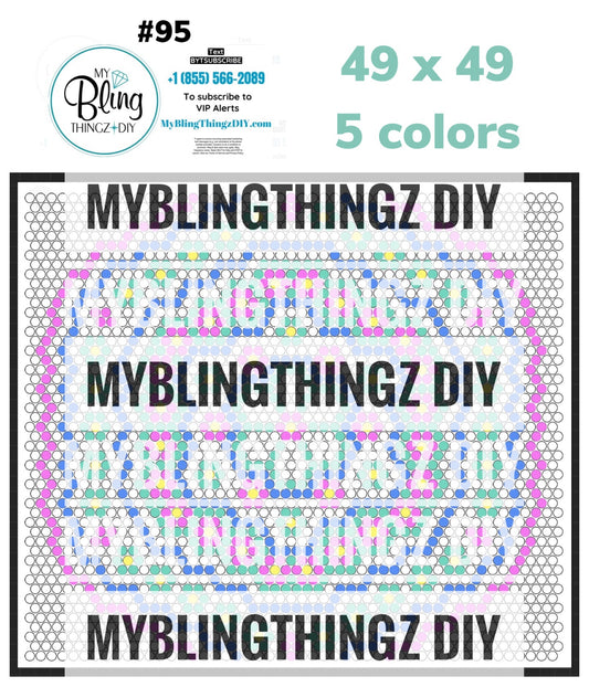Tumbler Template Bling Box - #95