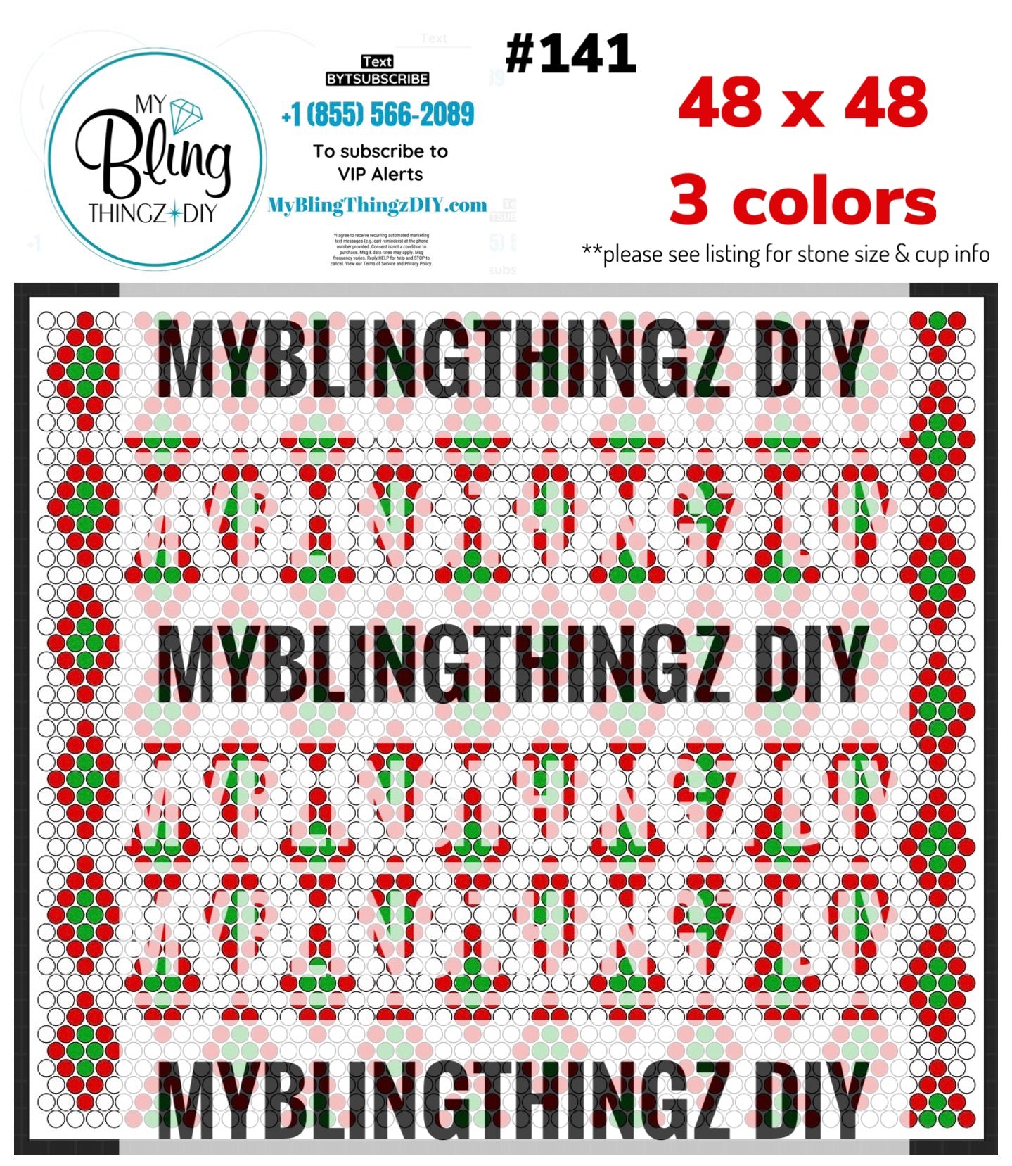 Tumbler Template Bling Box - #141