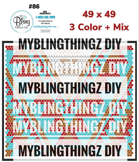Tumbler Template Bling Box - #86