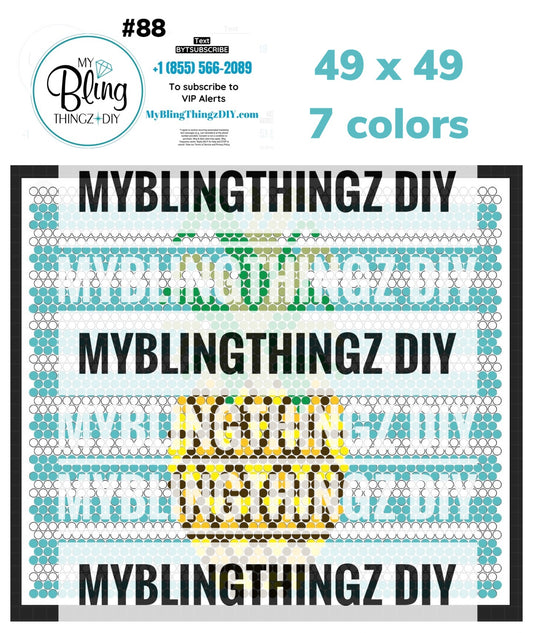 Tumbler Template Bling Box - #88 Pineapple