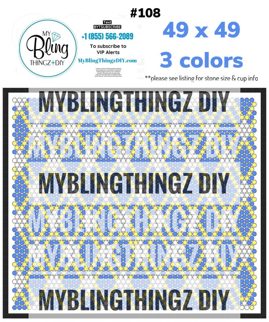 Tumbler Template Bling Box - #108