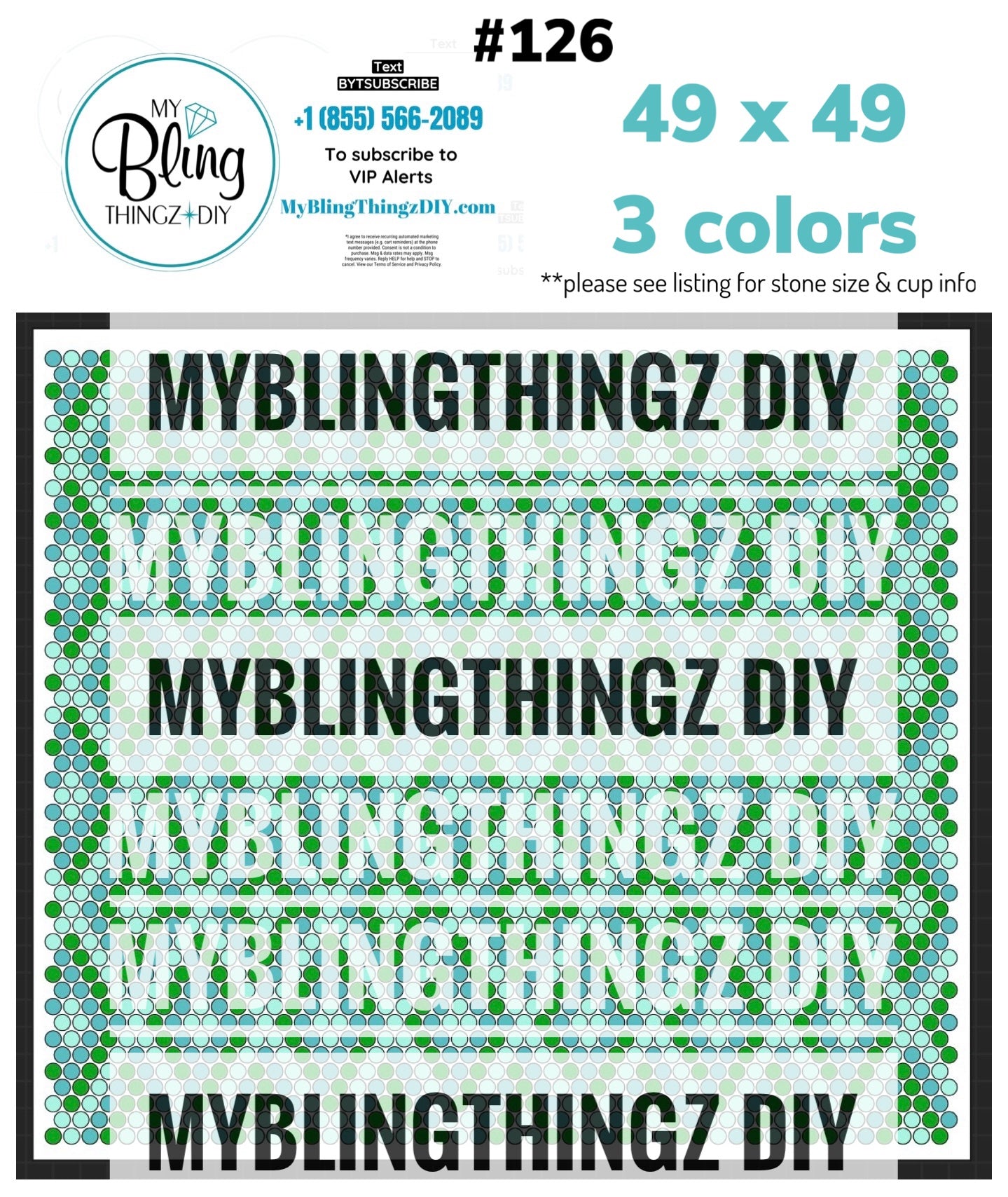 FREE Rhinestone Template No. 126