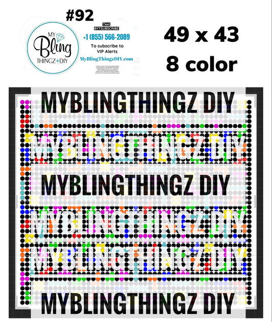 Tumbler Template Bling Box - #92 - Solid Jelly