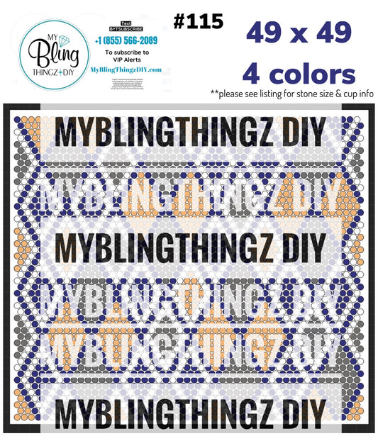 Tumbler Template Bling Box - #115