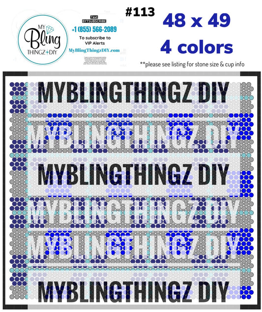 Tumbler Template Bling Box - #113