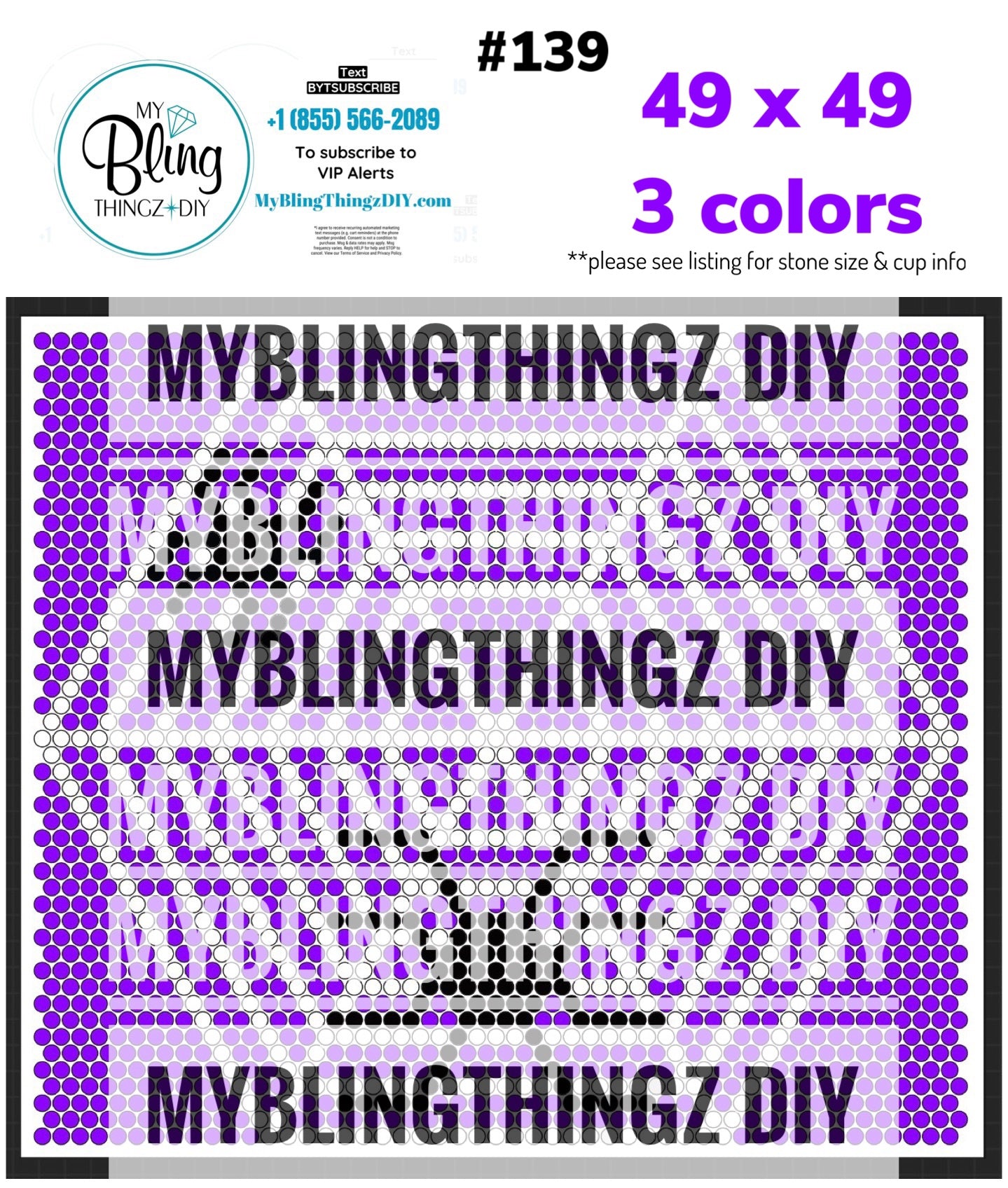 Tumbler Template Bling Box - #139