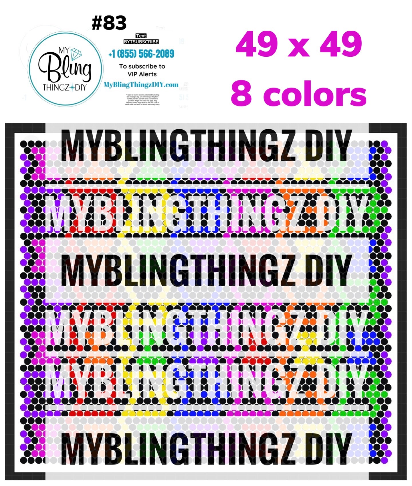 FREE Rhinestone Template No. 83