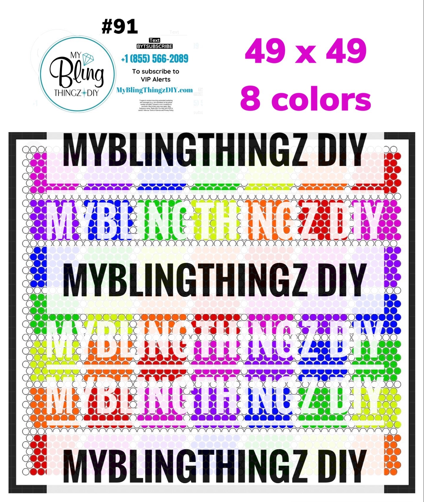 FREE Rhinestone Template No. 91