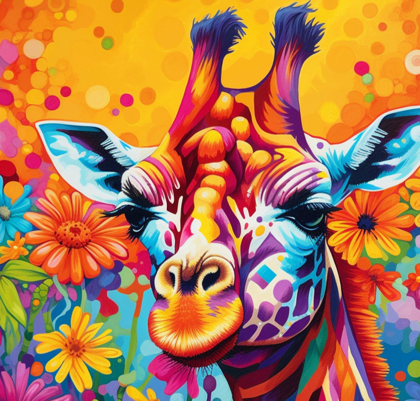 Bling Giraffe Sublimation Cup Kit