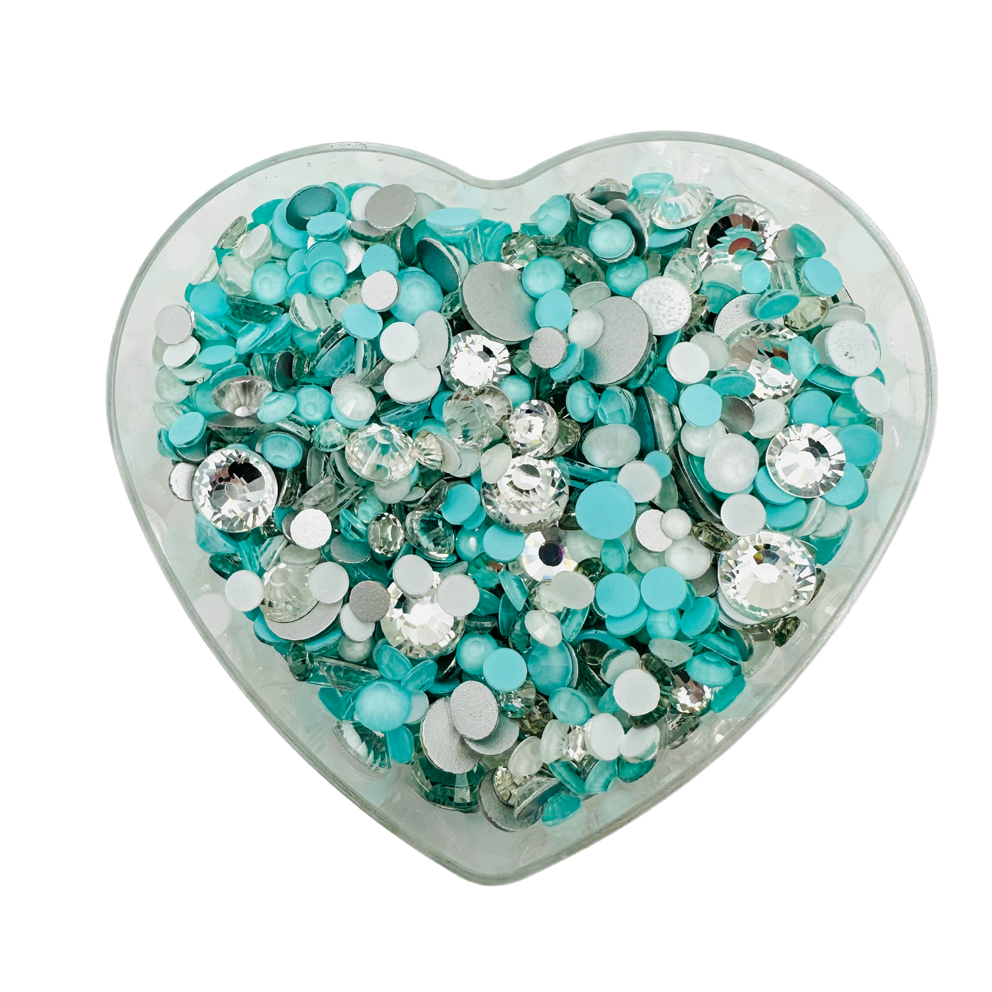 Little Blue Box Custom All Glass Bling Mix by MyBlingThingz DIY