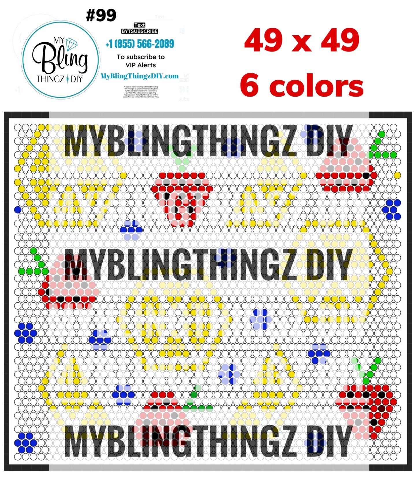 FREE Rhinestone Template No. 99
