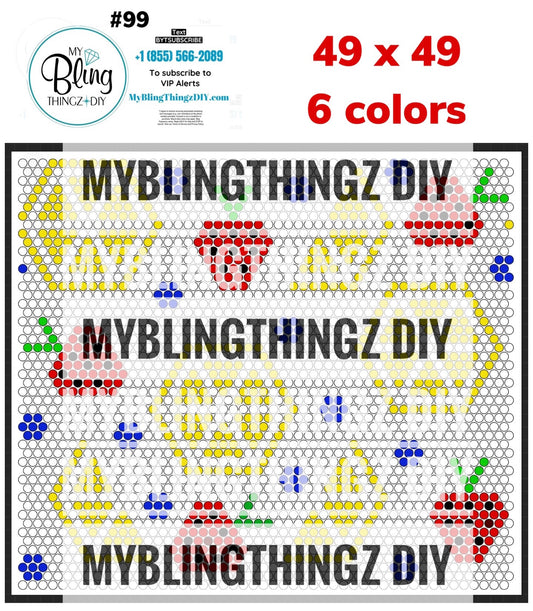 FREE Rhinestone Template No. 99