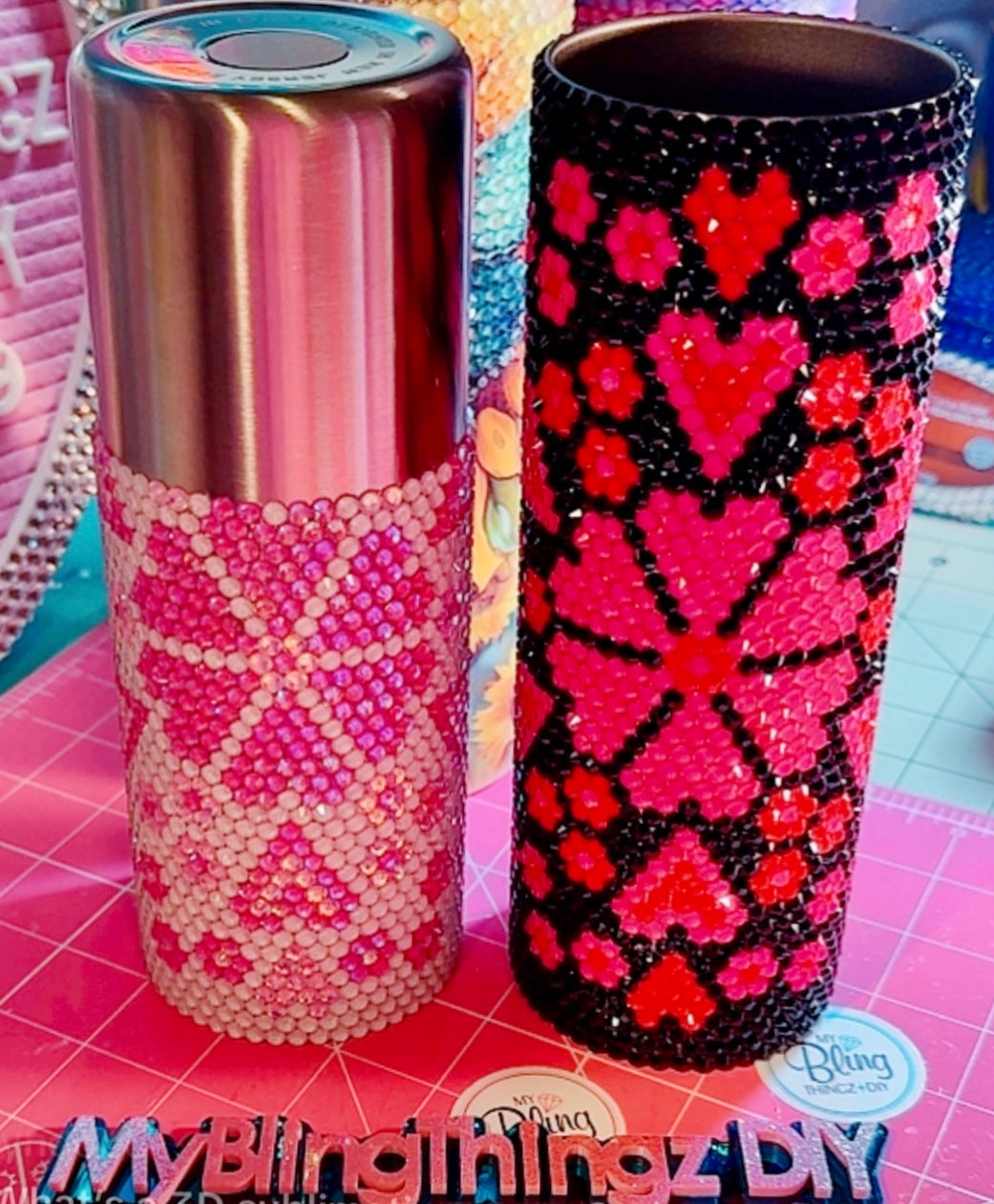 Bling Heart Cup Kits