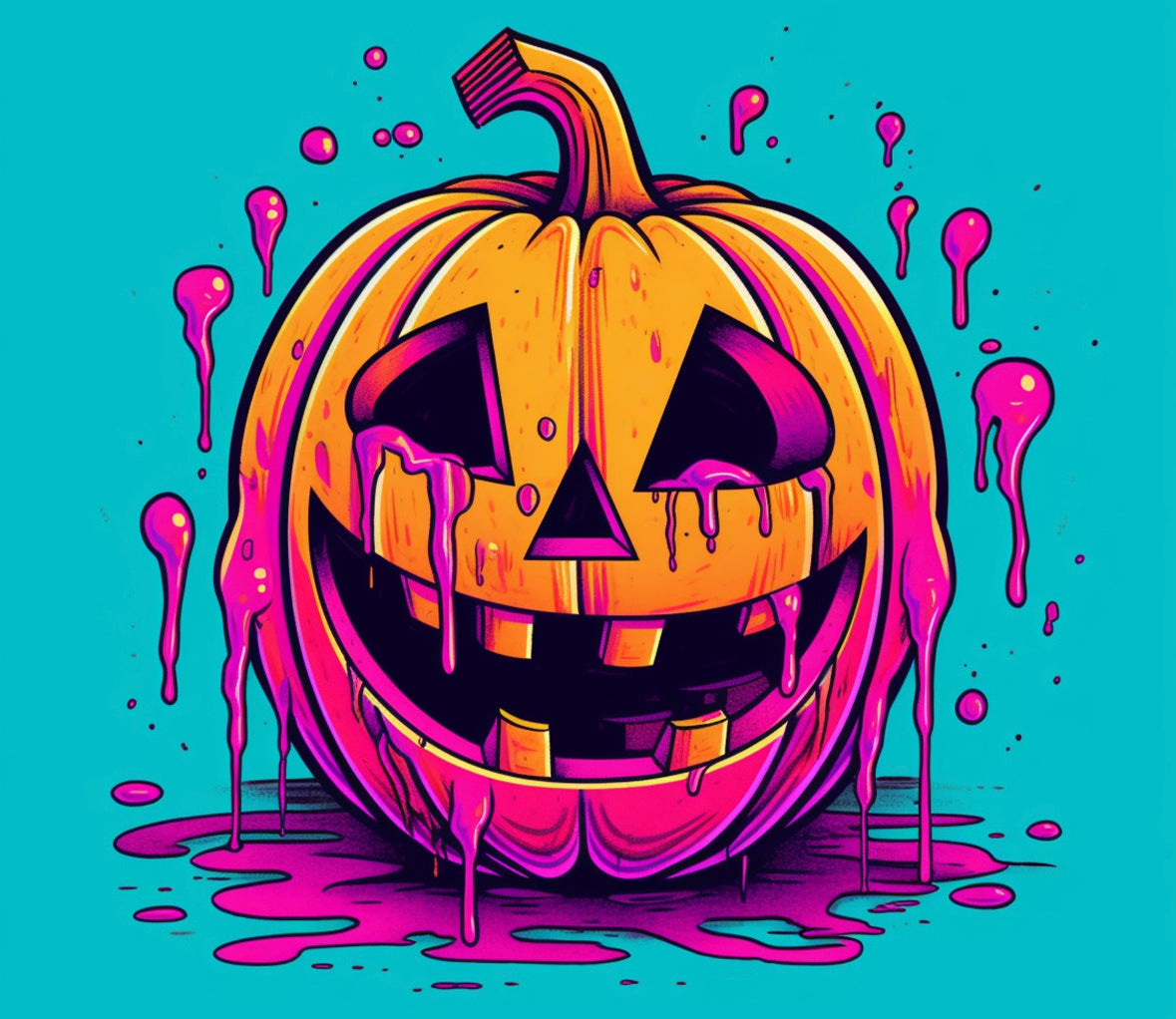 Halloween Color Pop Retro Sublimation Cup Kit