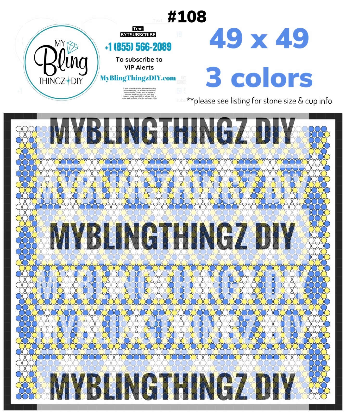 FREE Rhinestone Template No. 108