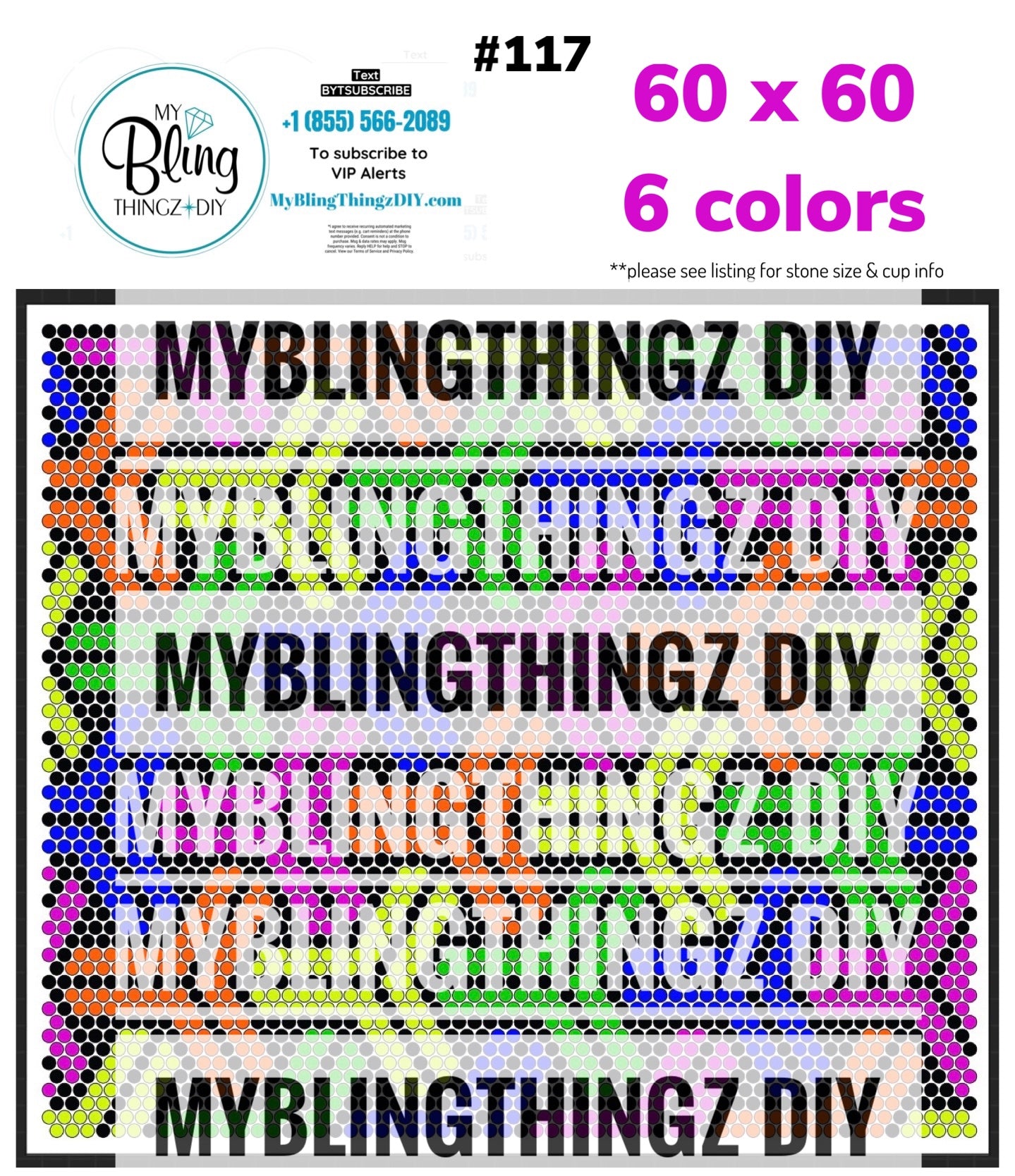FREE Rhinestone Template No. 117
