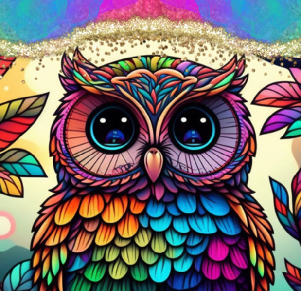 Bling Owl Sublimation Cup Kit