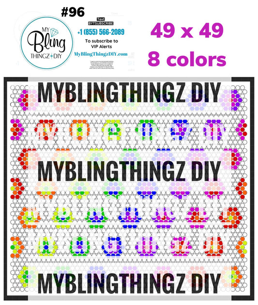 FREE Rhinestone Template No. 96