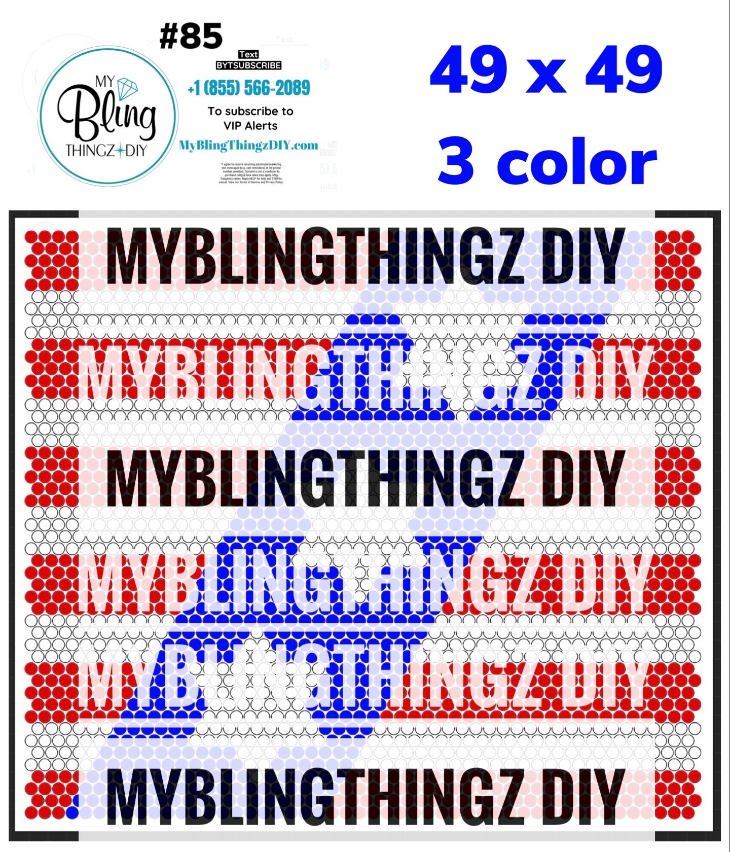 FREE Rhinestone Template No. 85