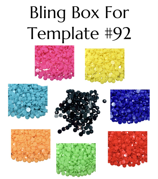 Tumbler Template Bling Box - #92 - Solid Jelly
