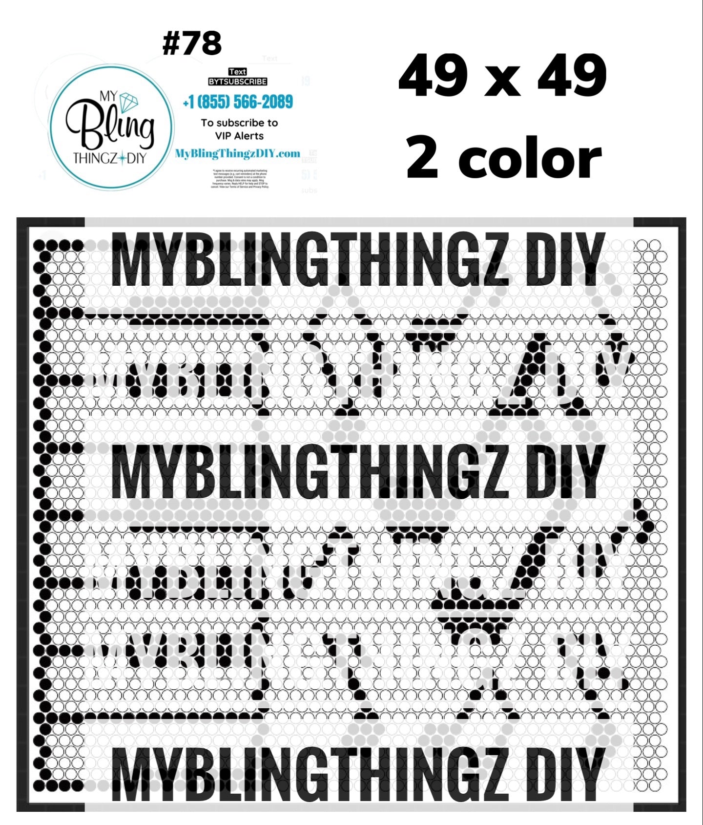 FREE Rhinestone Template No. 78