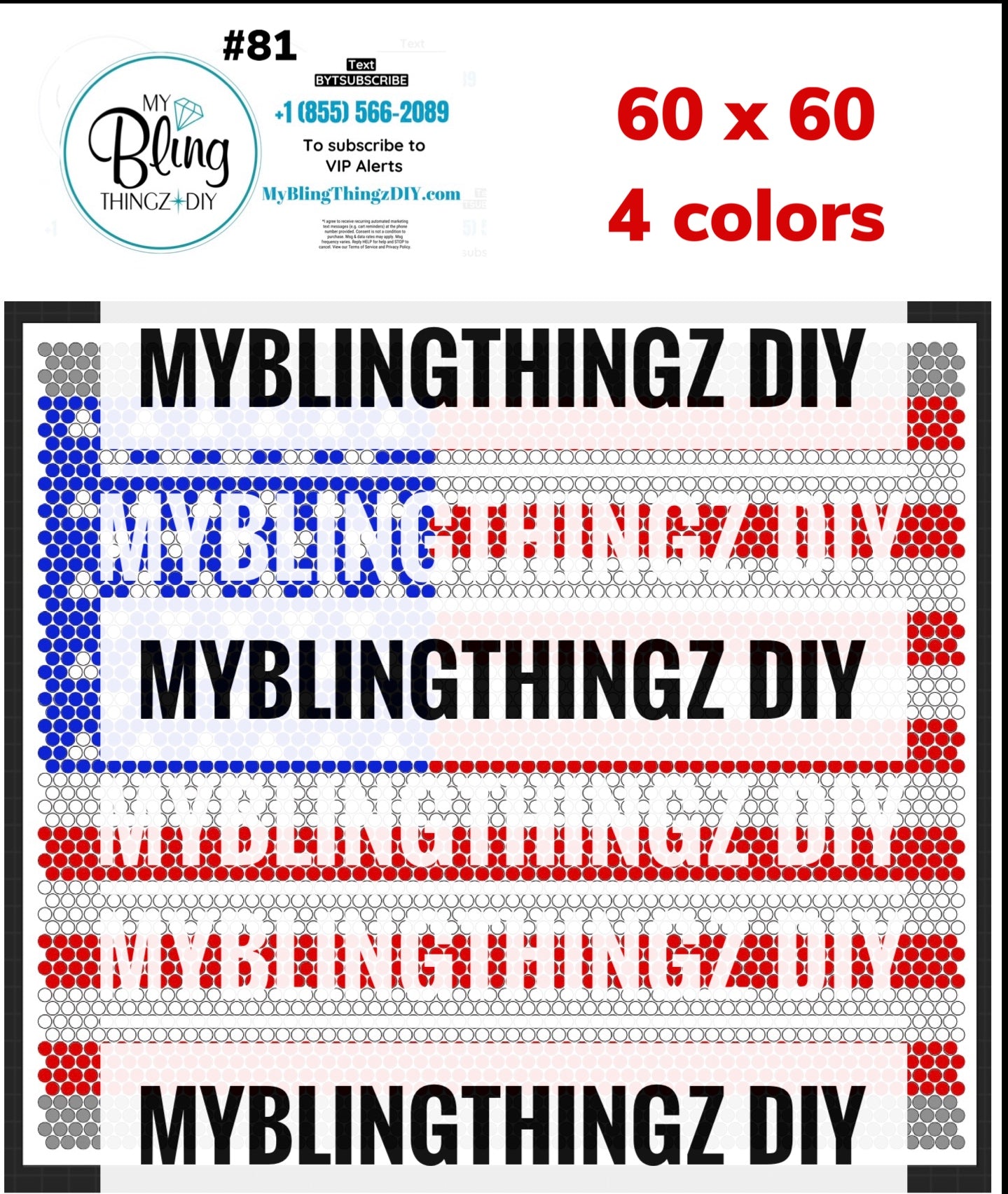 FREE Rhinestone Template No. 81