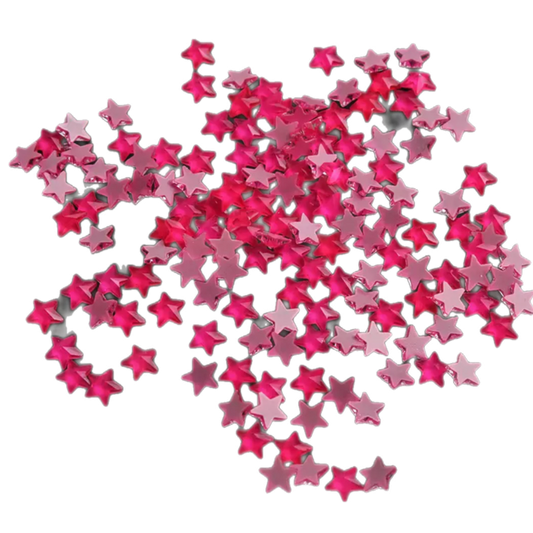 Neon Glass Stars - 5mm