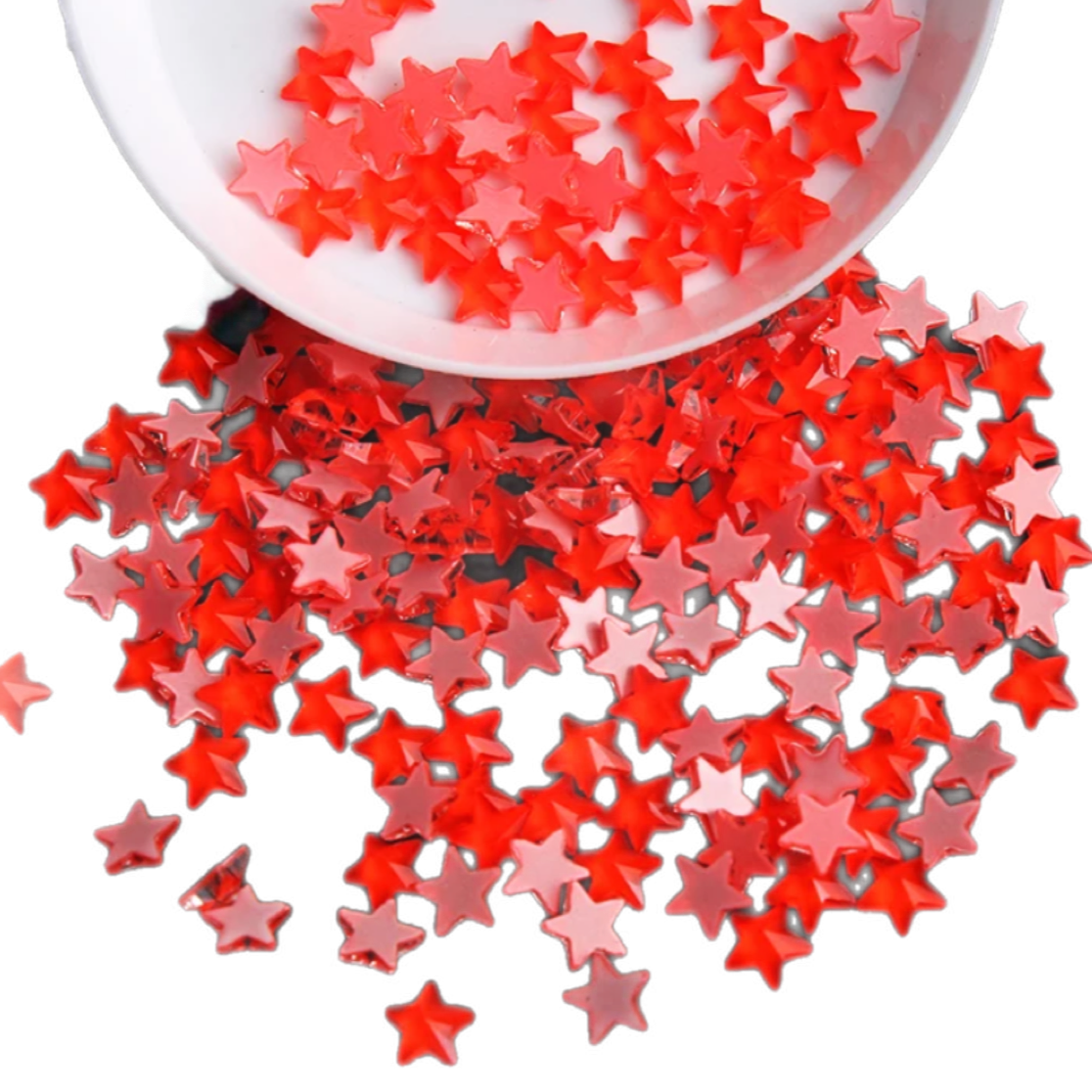 Neon Glass Stars - 5mm