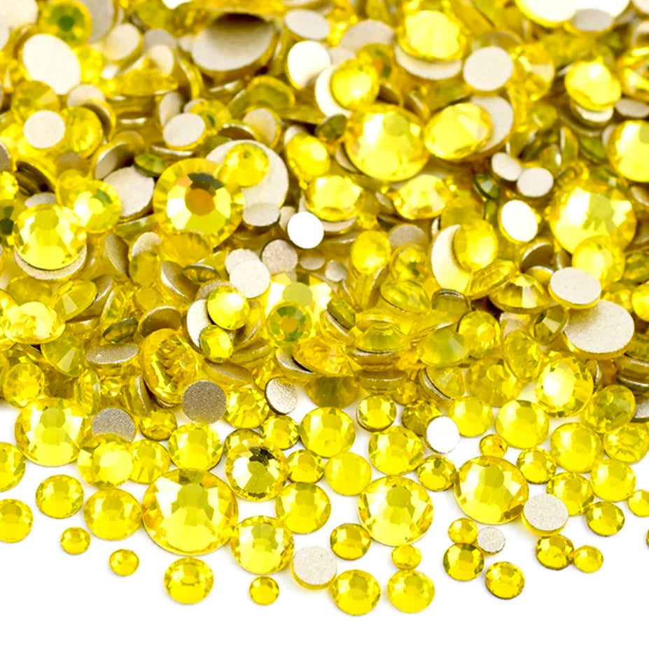 Citrine Glass Crystals