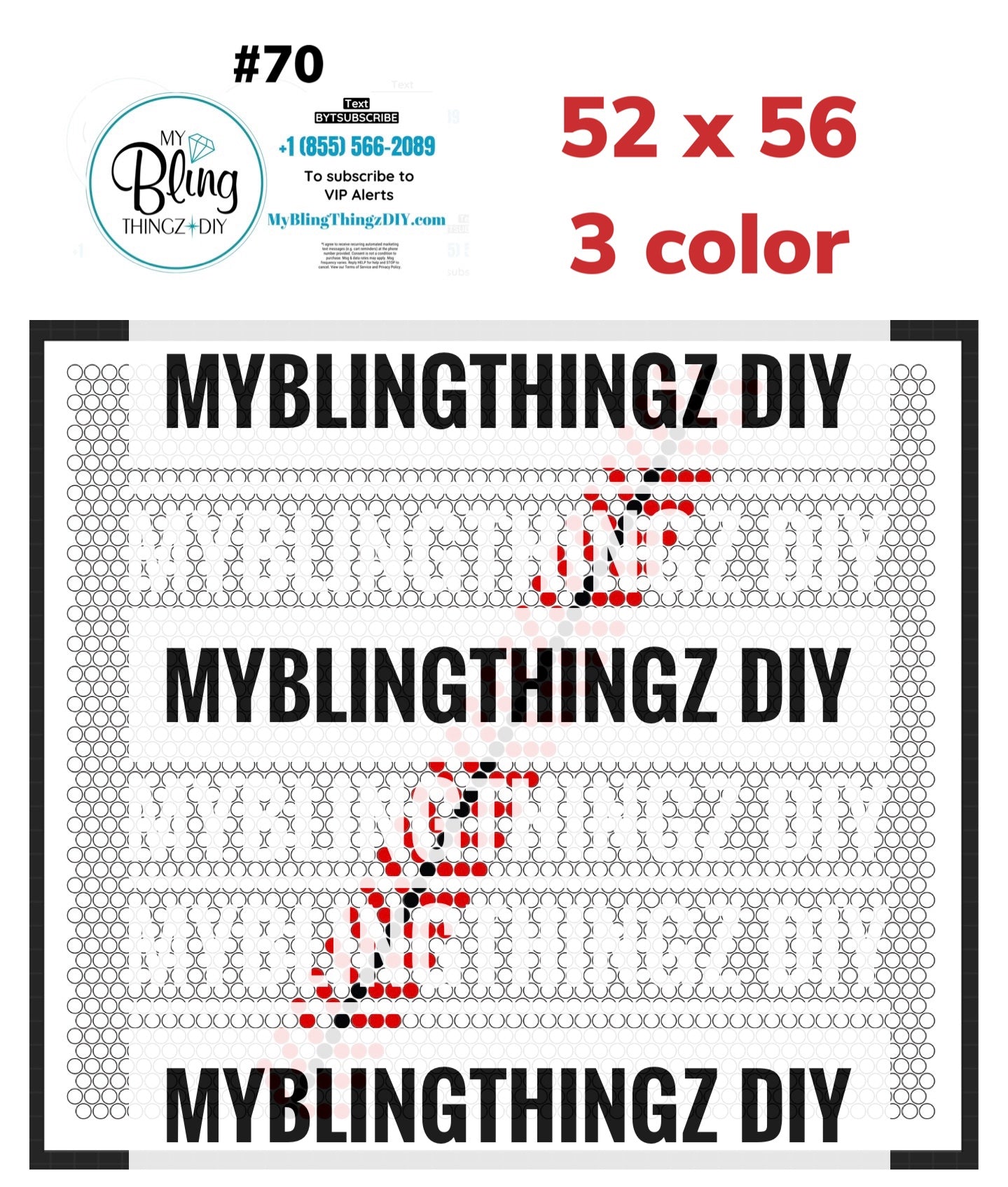 FREE Rhinestone Template No. 70