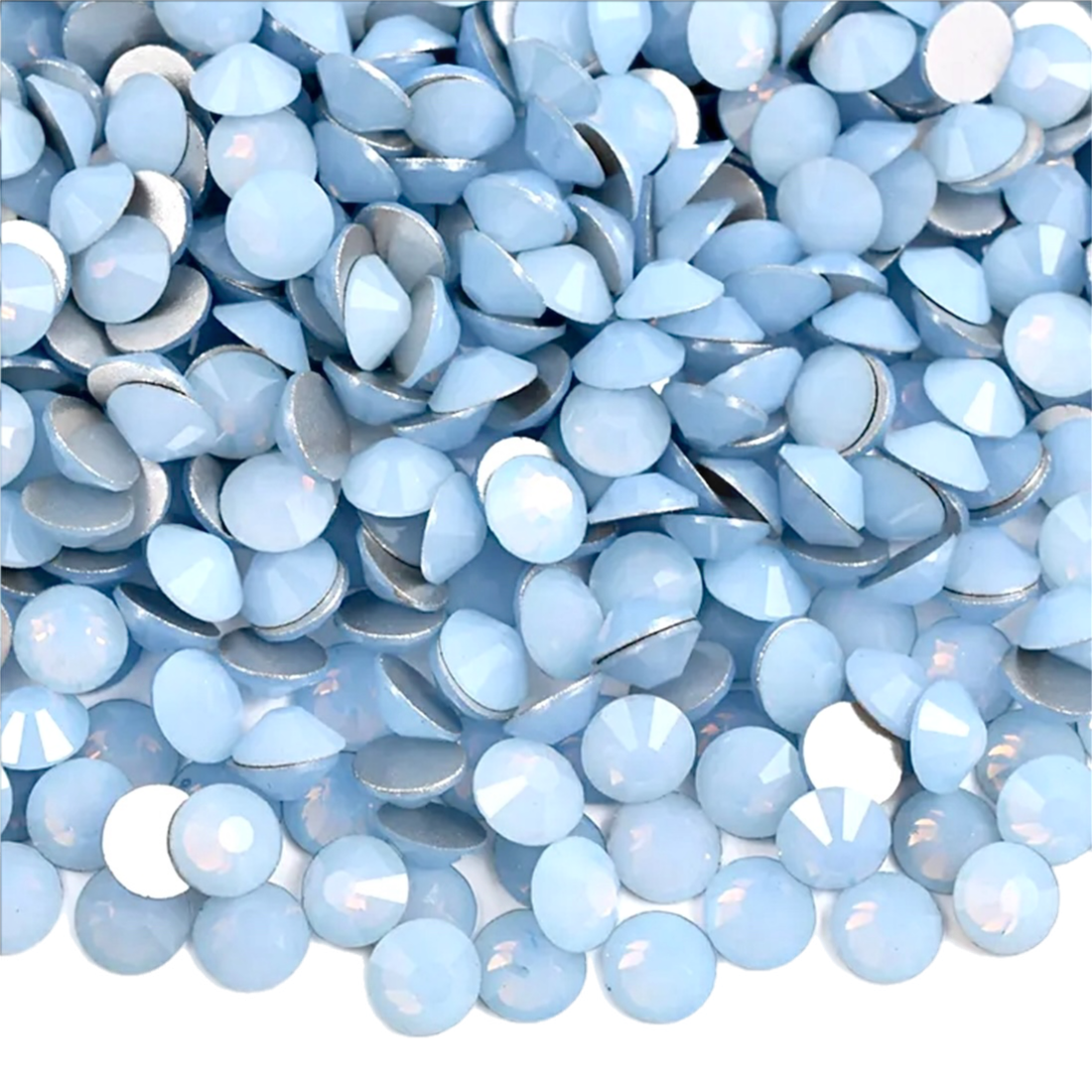 Blue Opal Glass Crystals