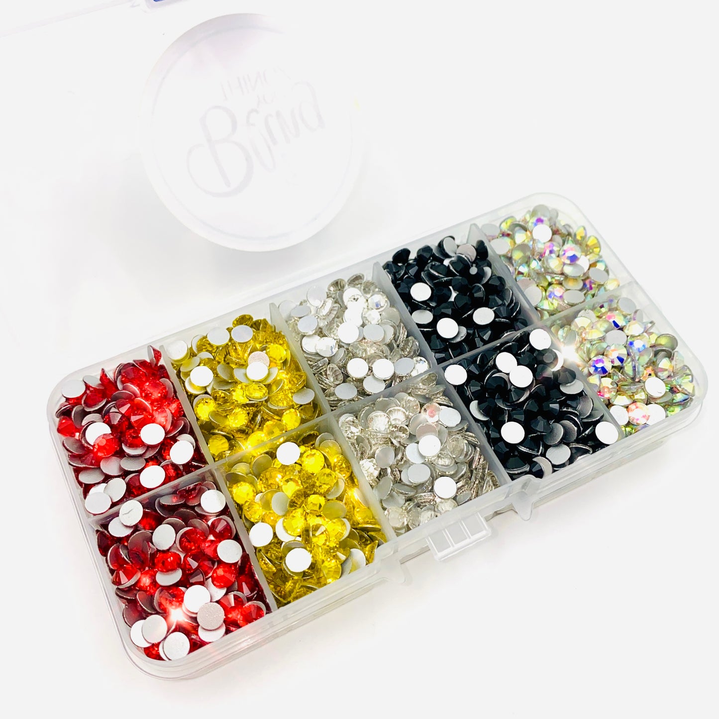 Tumbler Template Bling Box - Team Colors ❤️💛