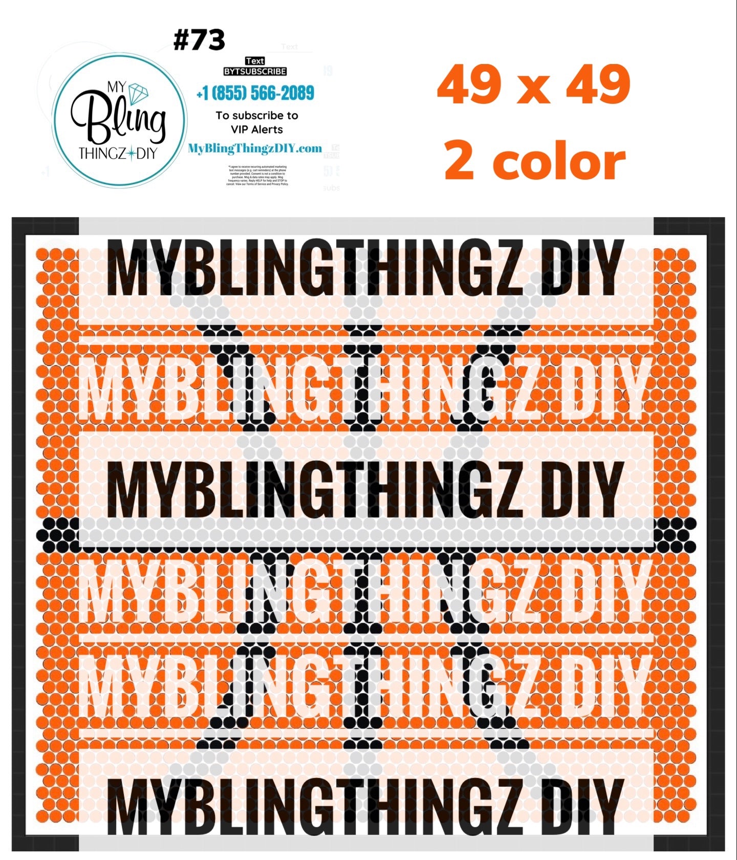 FREE Rhinestone Template No. 73