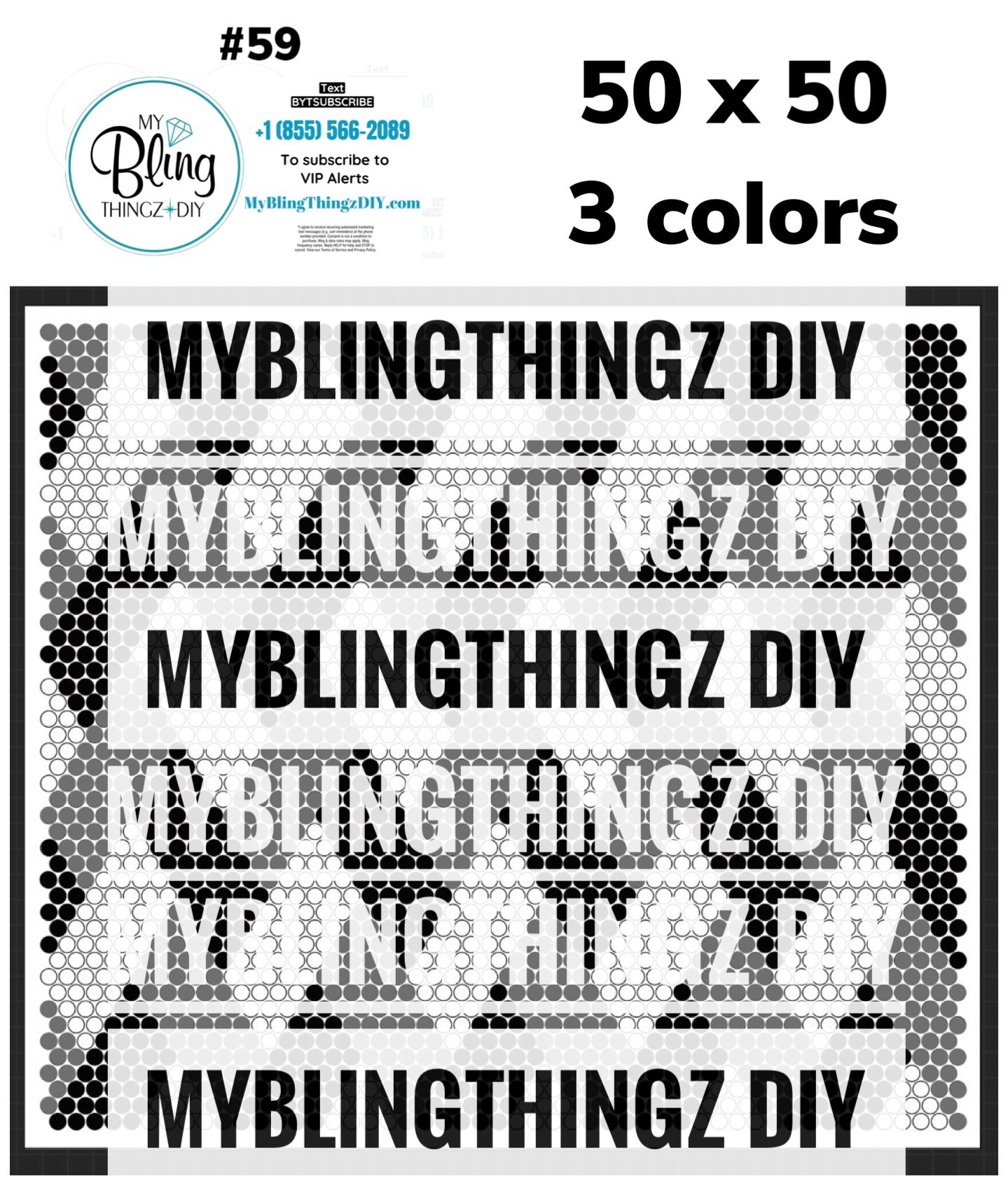 FREE Rhinestone Template No. 59