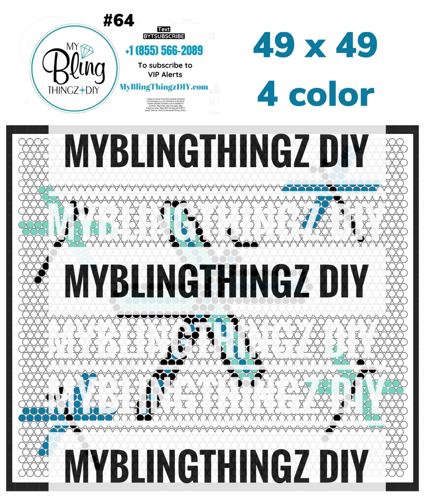 FREE Rhinestone Template No. 64