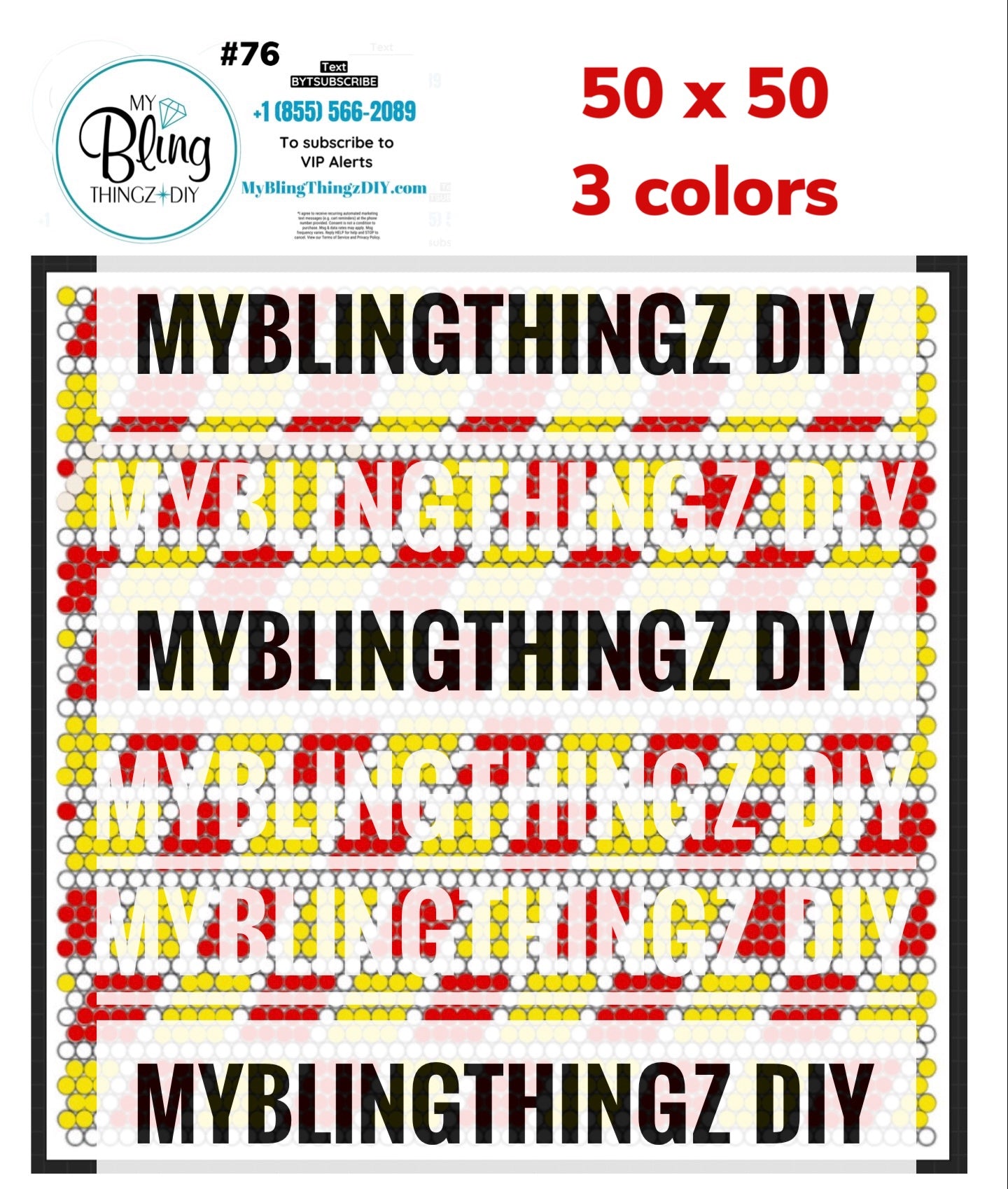 FREE Rhinestone Template No. 76