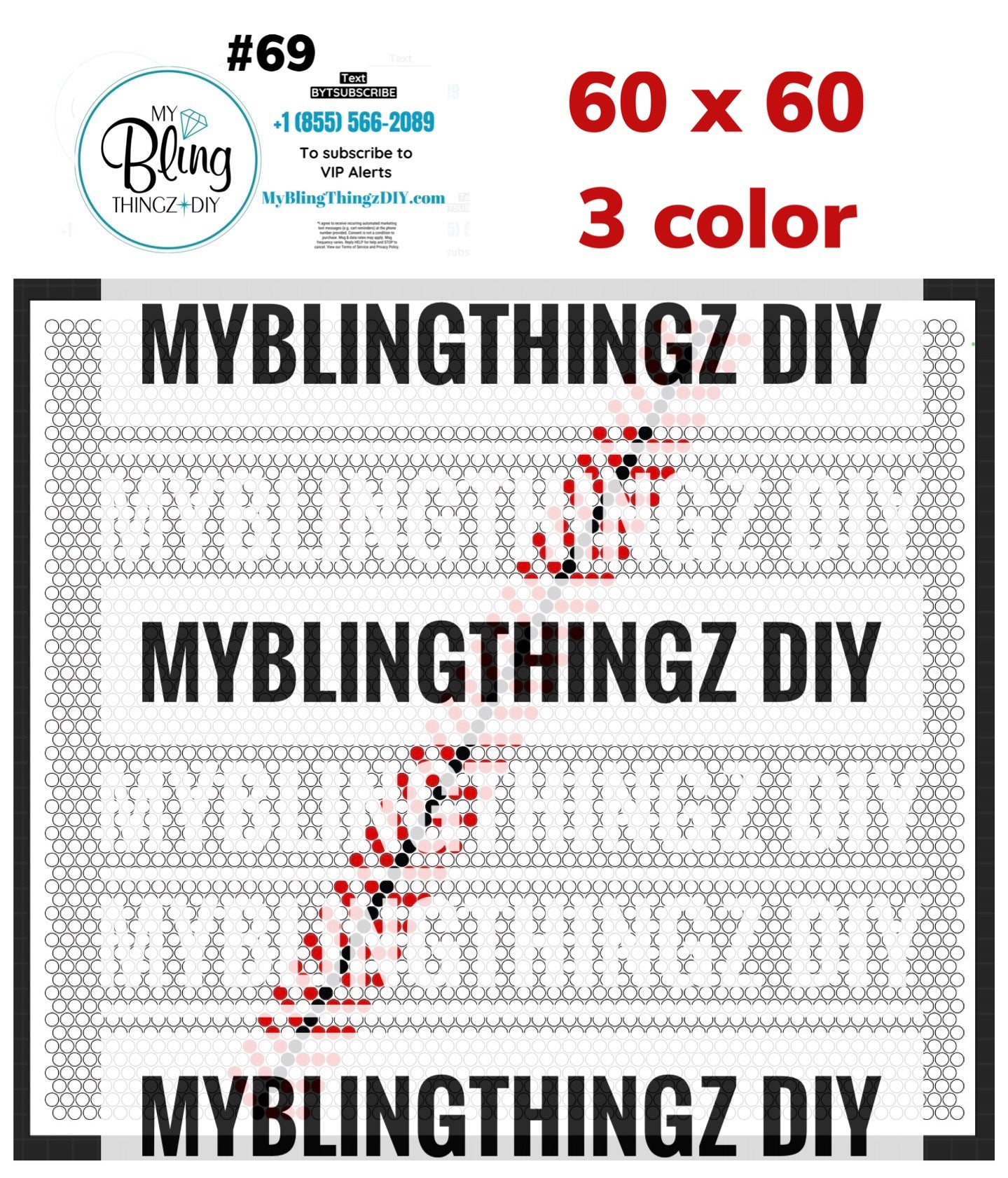 FREE Rhinestone Template No. 69