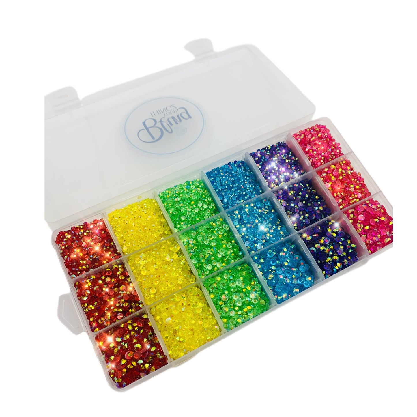 Bright Rainbow Bling Box