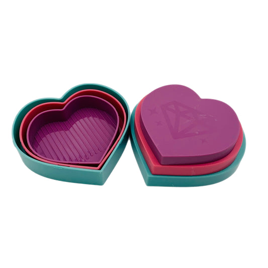 Cute Heart Rhinestones Tray & Storage