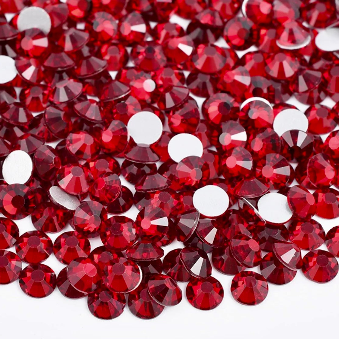 Dark Siam Glass Crystals