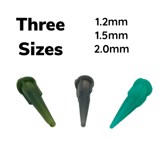 Heather's Favorite Super Soft Glue Bottles - 3 sizes of Precision Tips