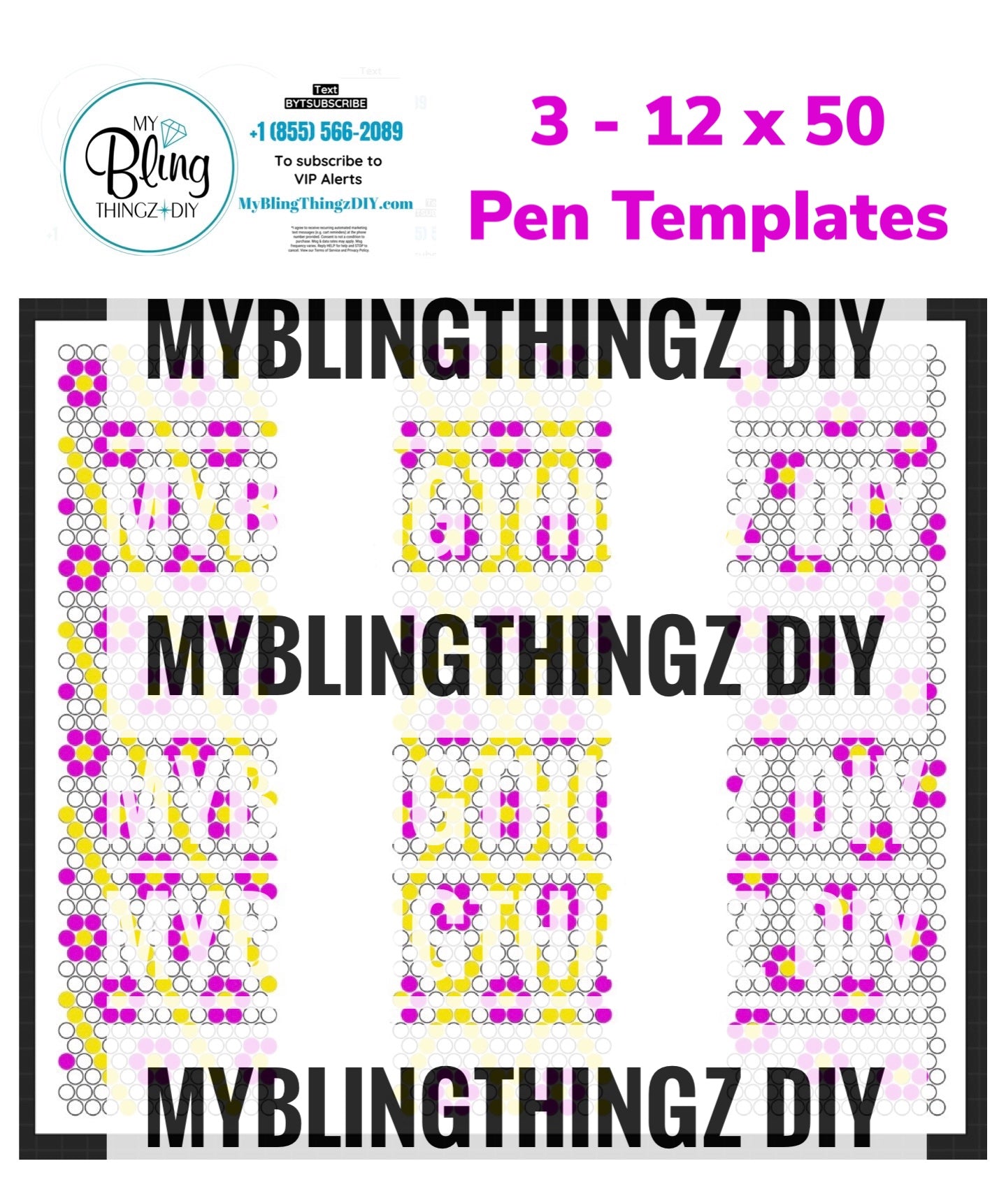 FREE Rhinestone Template No. 57