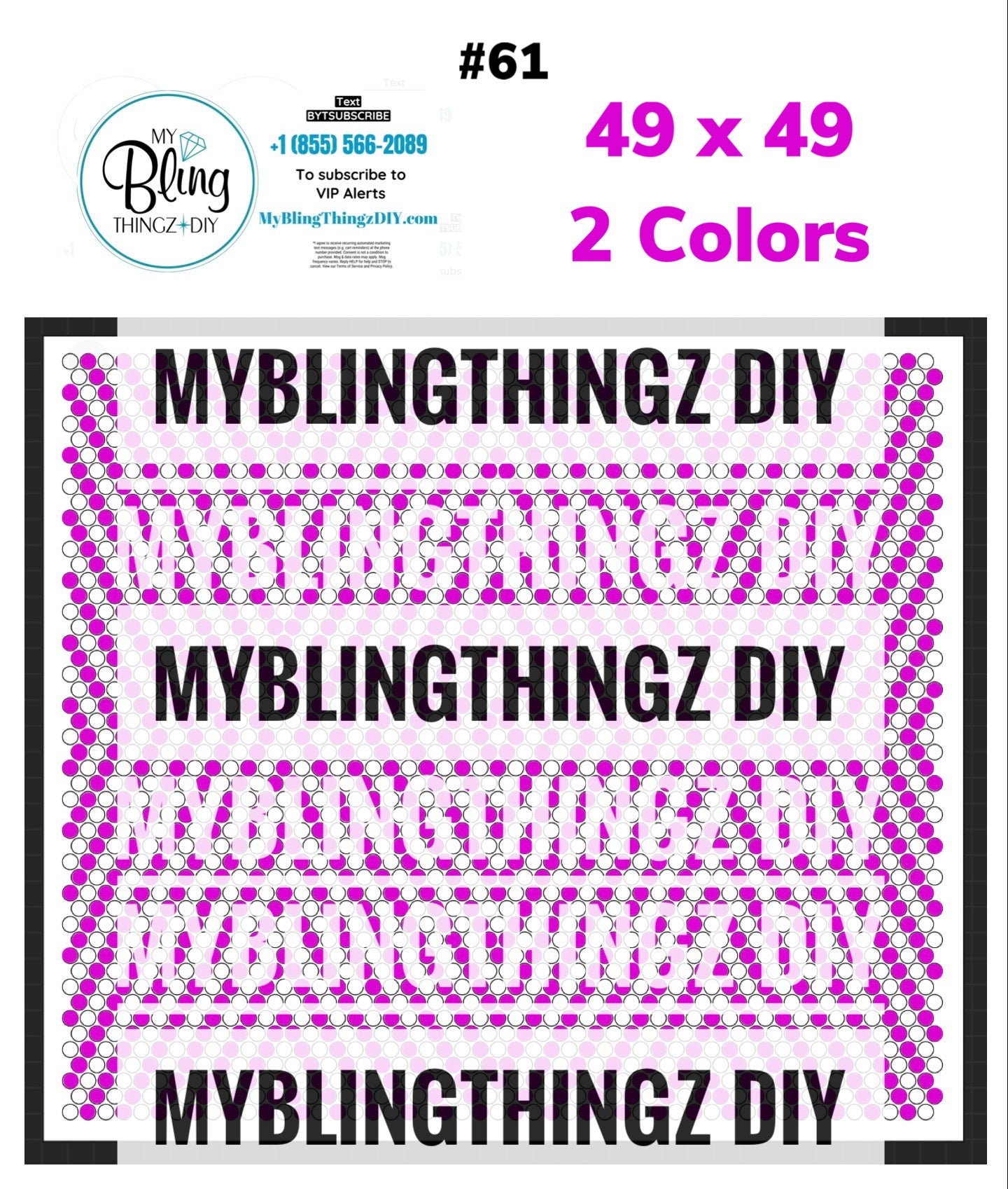 FREE Rhinestone Template No. 61