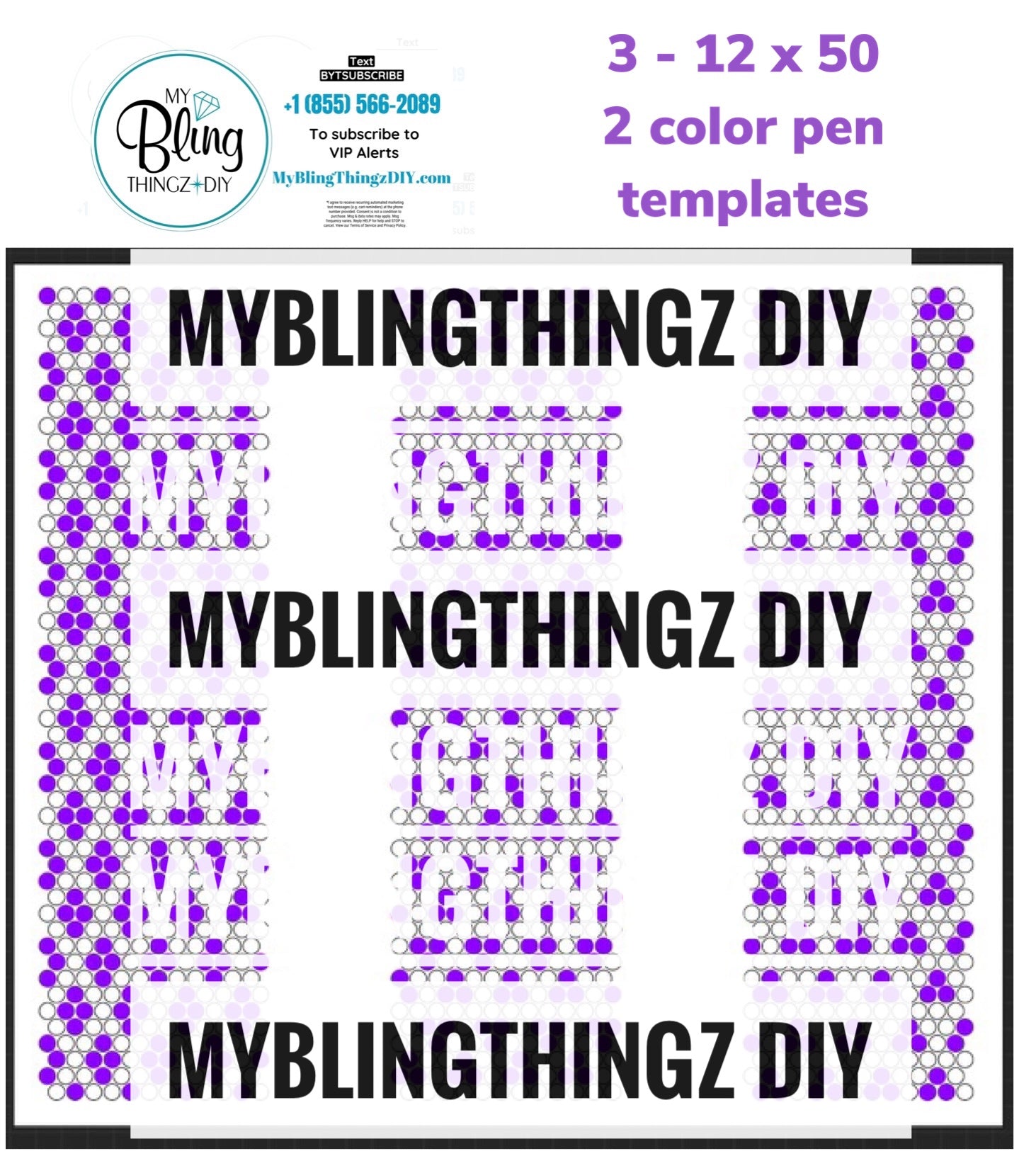 FREE Rhinestone Template No. 24