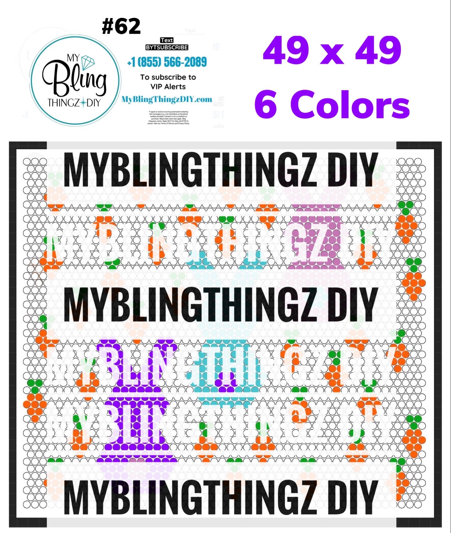 FREE Rhinestone Template No. 62
