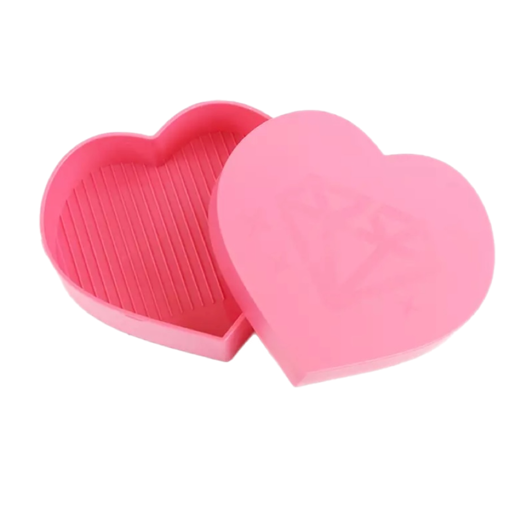 Cute Heart Rhinestones Tray & Storage