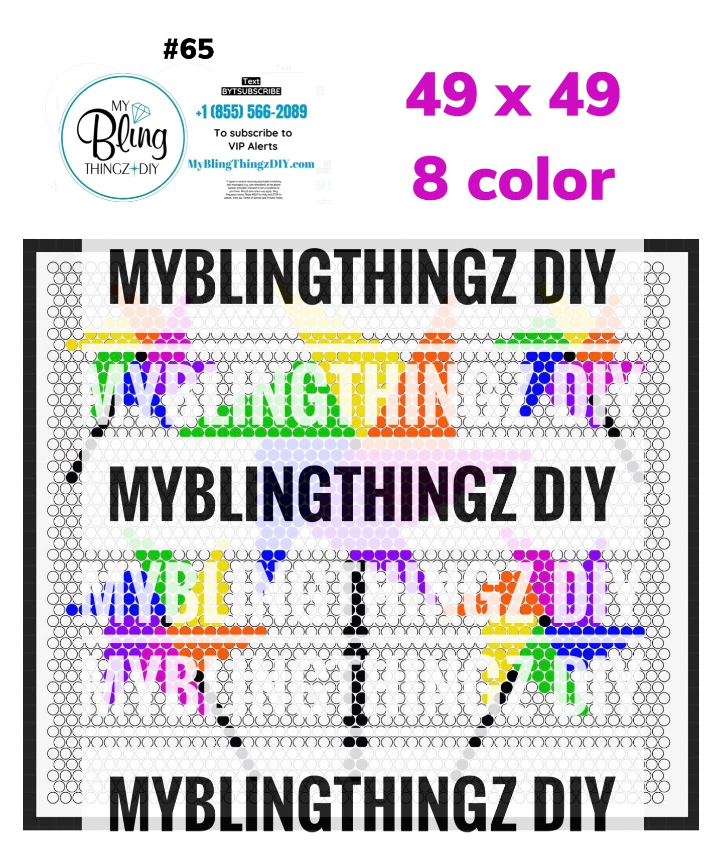 FREE Rhinestone Template No. 65