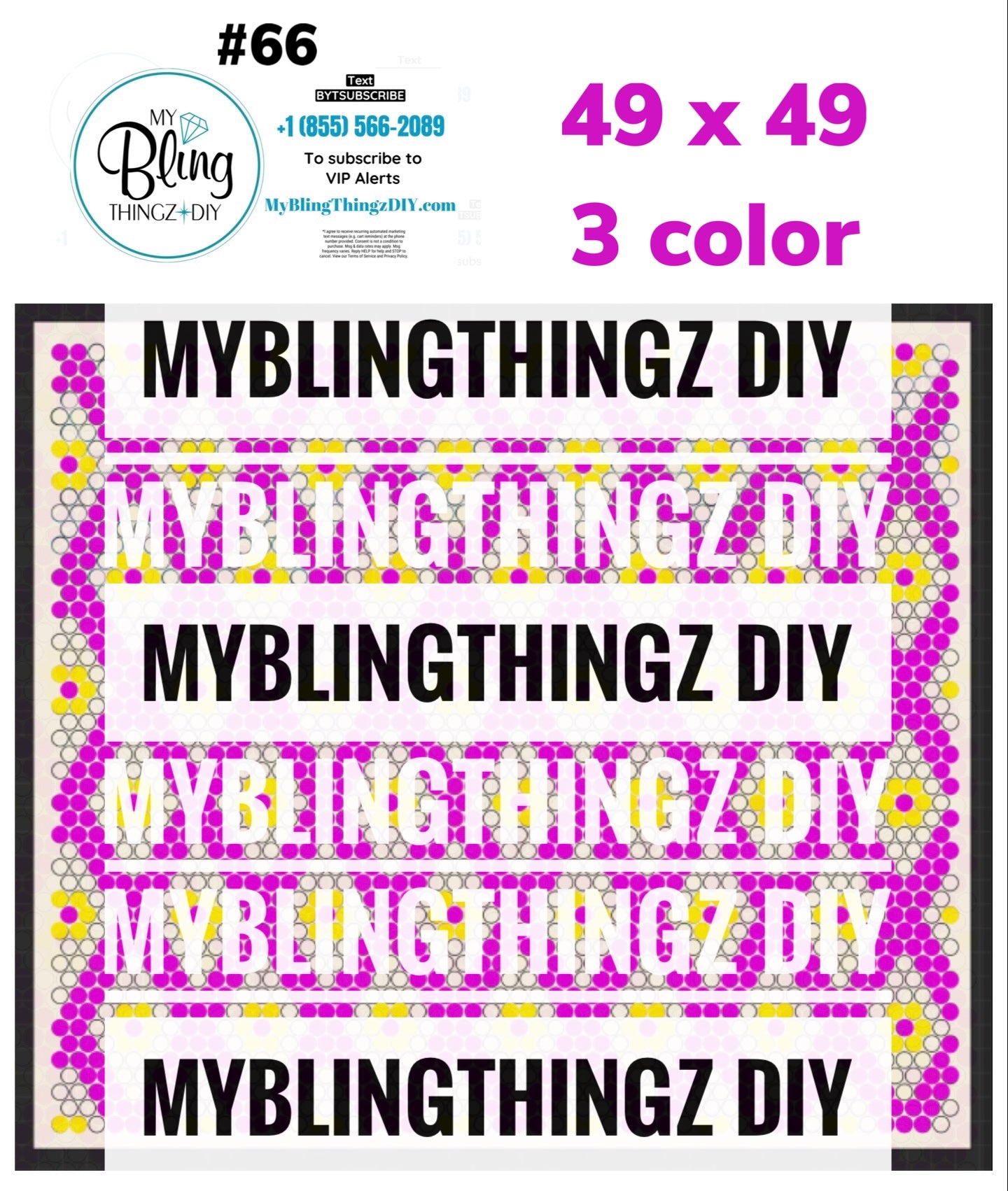 FREE Rhinestone Template No. 66