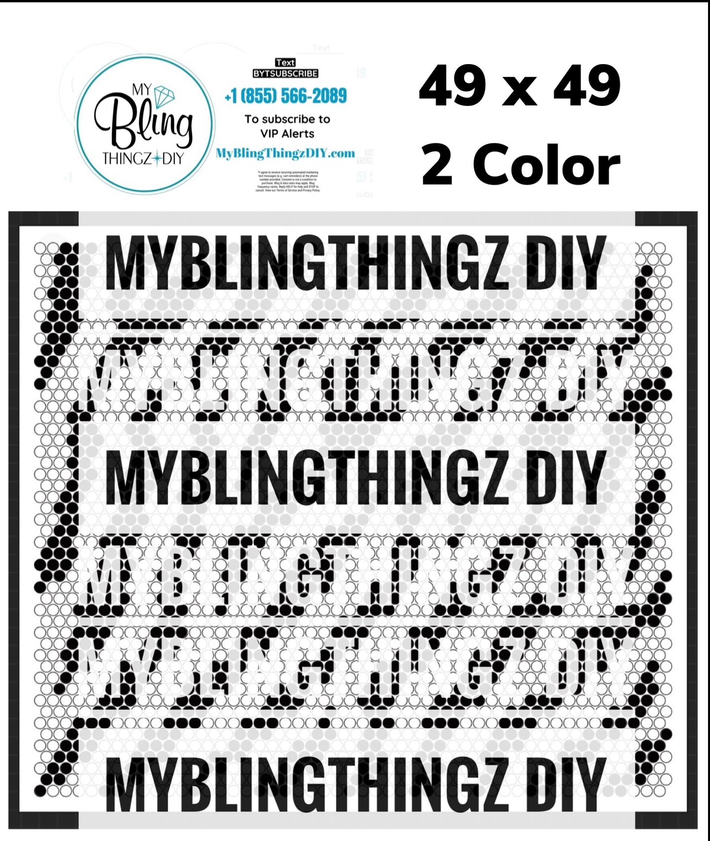 FREE Rhinestone Template No. 53